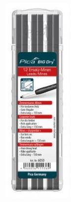 MINES GRISE POUR BIG DRY (12 PCS) - "CHARPENTIER" - PICA