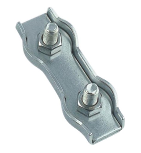 SERRE-CABLE PLAT DOUBLE INOX A4