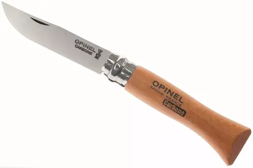 COUTEAU DE POCHE LAME CARBONE  - OPINEL
