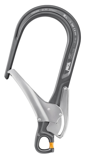 MOUSQUETON GRANDE OUVERTURE OUVRABLE - MGO OPEN - PETZL