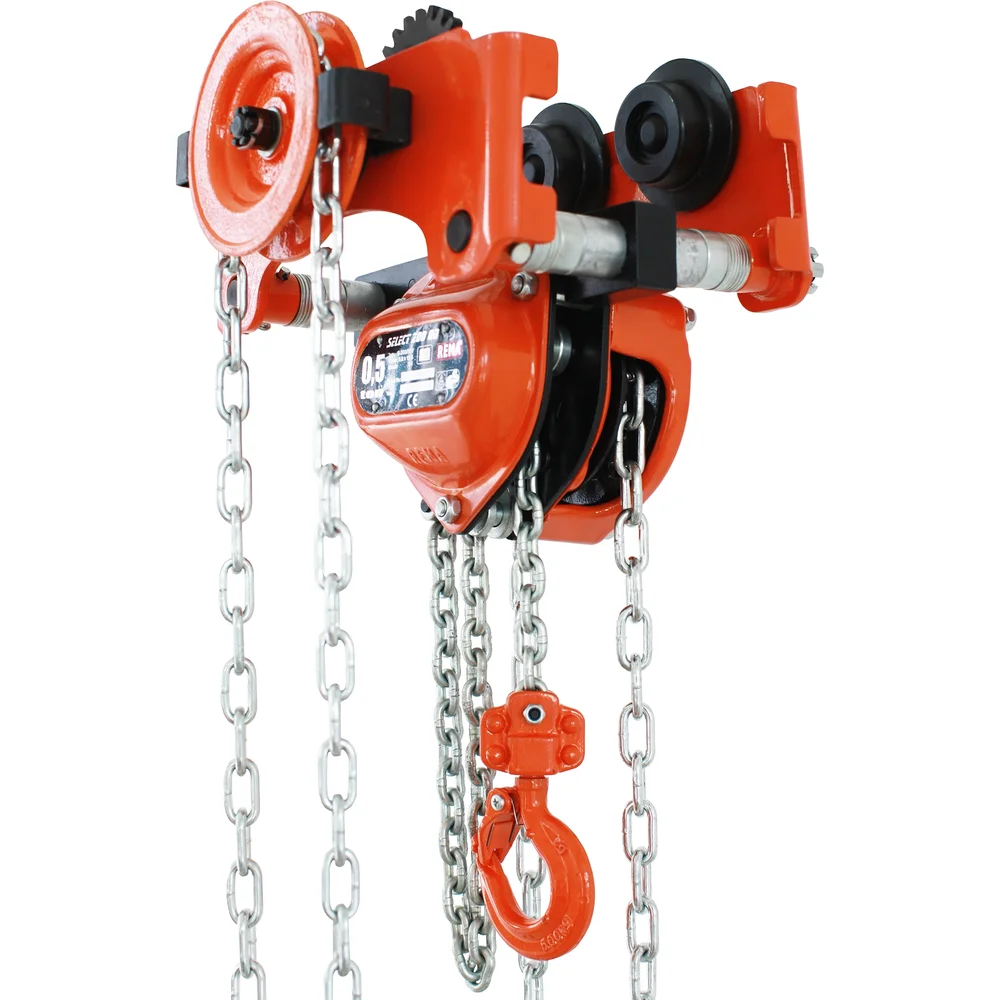 PALAN MANUEL AVEC CHARIOT A CHAINE COMBINE - S20G - REMA