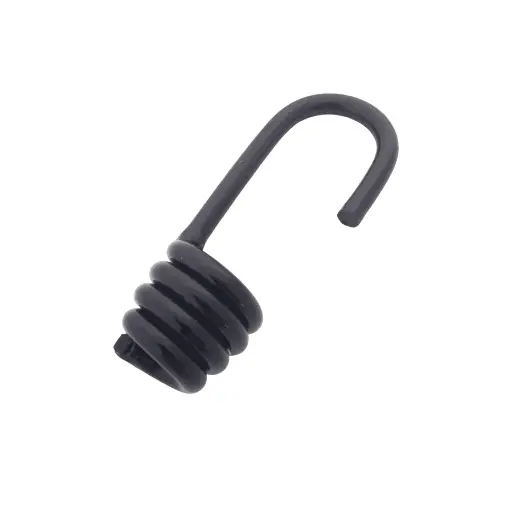 CROCHET METAL PLASTIFIE NOIR (100 PCS)
